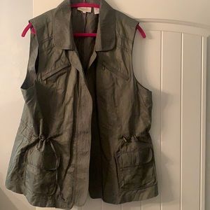 Army green vest